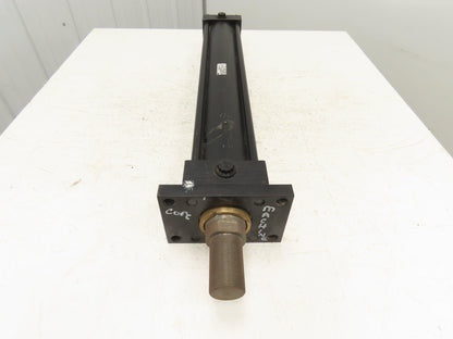 Parker Series 2H Hydraulic Cylinder 4" Bore 24" Stroke 1300 PSI Flange Mount