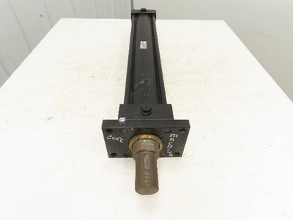 Parker Series 2H Hydraulic Cylinder 4" Bore 24" Stroke 1300 PSI Flange Mount