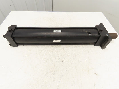 Parker Series 2H Hydraulic Cylinder 4" Bore 24" Stroke 1300 PSI Flange Mount