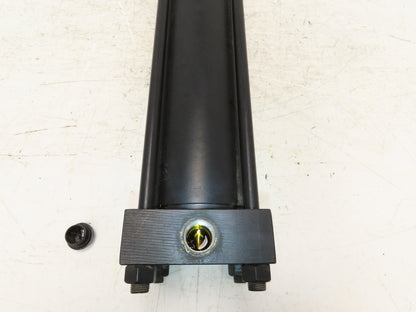 Parker Series 2H Hydraulic Cylinder 4" Bore 24" Stroke 1300 PSI Flange Mount