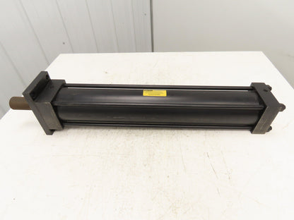 Parker Series 2H Hydraulic Cylinder 4" Bore 24" Stroke 1300 PSI Flange Mount