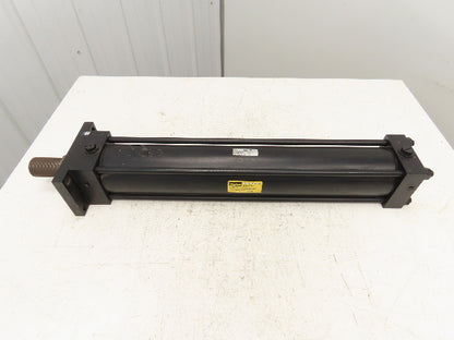 Parker Series 2H Hydraulic Cylinder 4" Bore 24" Stroke 1300 PSI Flange Mount