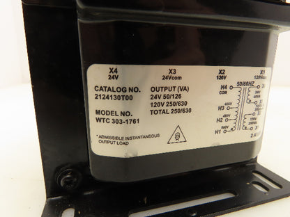 EGS 2124130T00 Control Transformer HV 600/480 LV 24/120 630KVA
