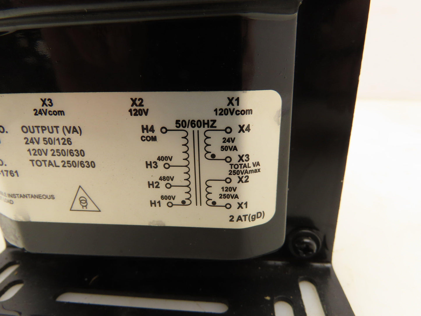 EGS 2124130T00 Control Transformer HV 600/480 LV 24/120 630KVA