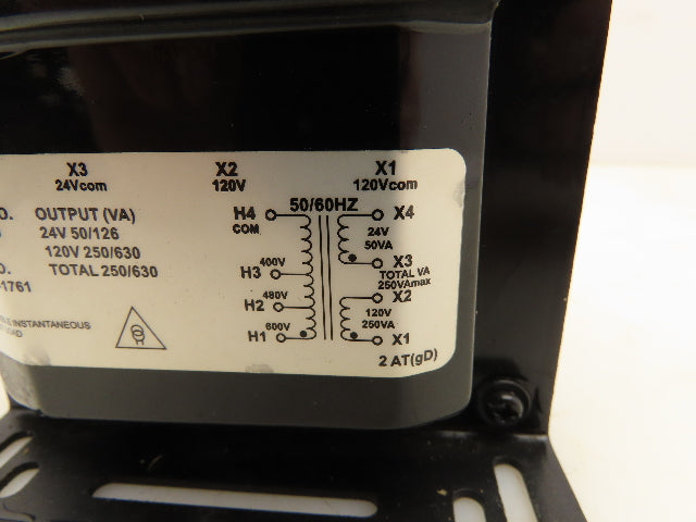EGS 2124130T00 Control Transformer HV 600/480 LV 24/120 630KVA