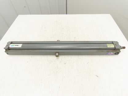 Miller A83B2C Pneumatic Air Cylinder 2.5" Bore 32" Stroke 250 PSI Trunnion Mount