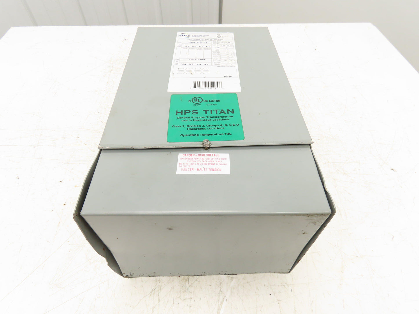 Hammond Power QEU6P Transformer HPS Titan 5KVA 240/480V x 120/240V 1Ph
