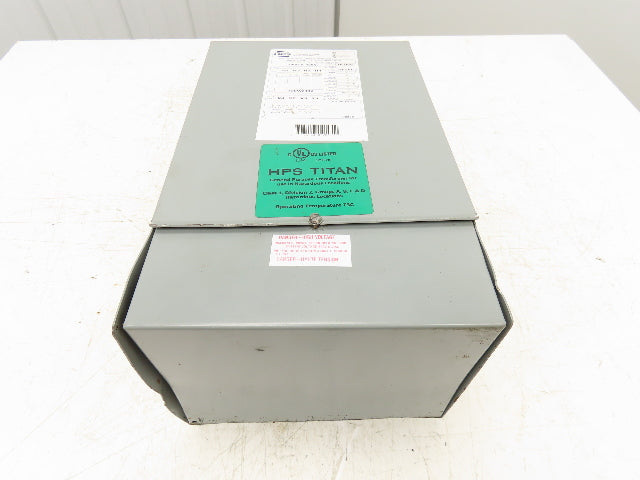 Hammond Power QEU6P Transformer HPS Titan 5KVA 240/480V x 120/240V 1Ph