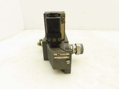 ROSS W6576A3401 Pneumatic Solenoid Spool Valves W/Base 2 Position 120V Coil