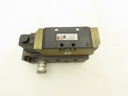 ROSS W6576A3401 Pneumatic Solenoid Spool Valves W/Base 2 Position 120V Coil