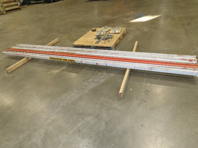 Demag KBK I 250Lb Ceiling Hung Suspension Monorail Crane Rail 52' 6" Runway