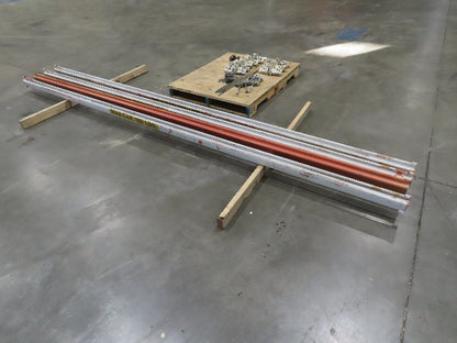Demag KBK I 250Lb Ceiling Hung Suspension Monorail Crane Rail 52' 6" Runway