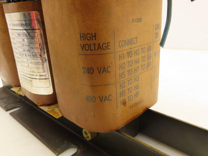 Allen Bradley 1388-T012DR Control Transformer 1.25 KVA 240/480V 120V 3Ph