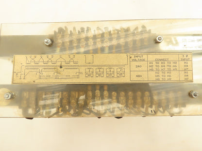 Allen Bradley 1388-T012DR Control Transformer 1.25 KVA 240/480V 120V 3Ph