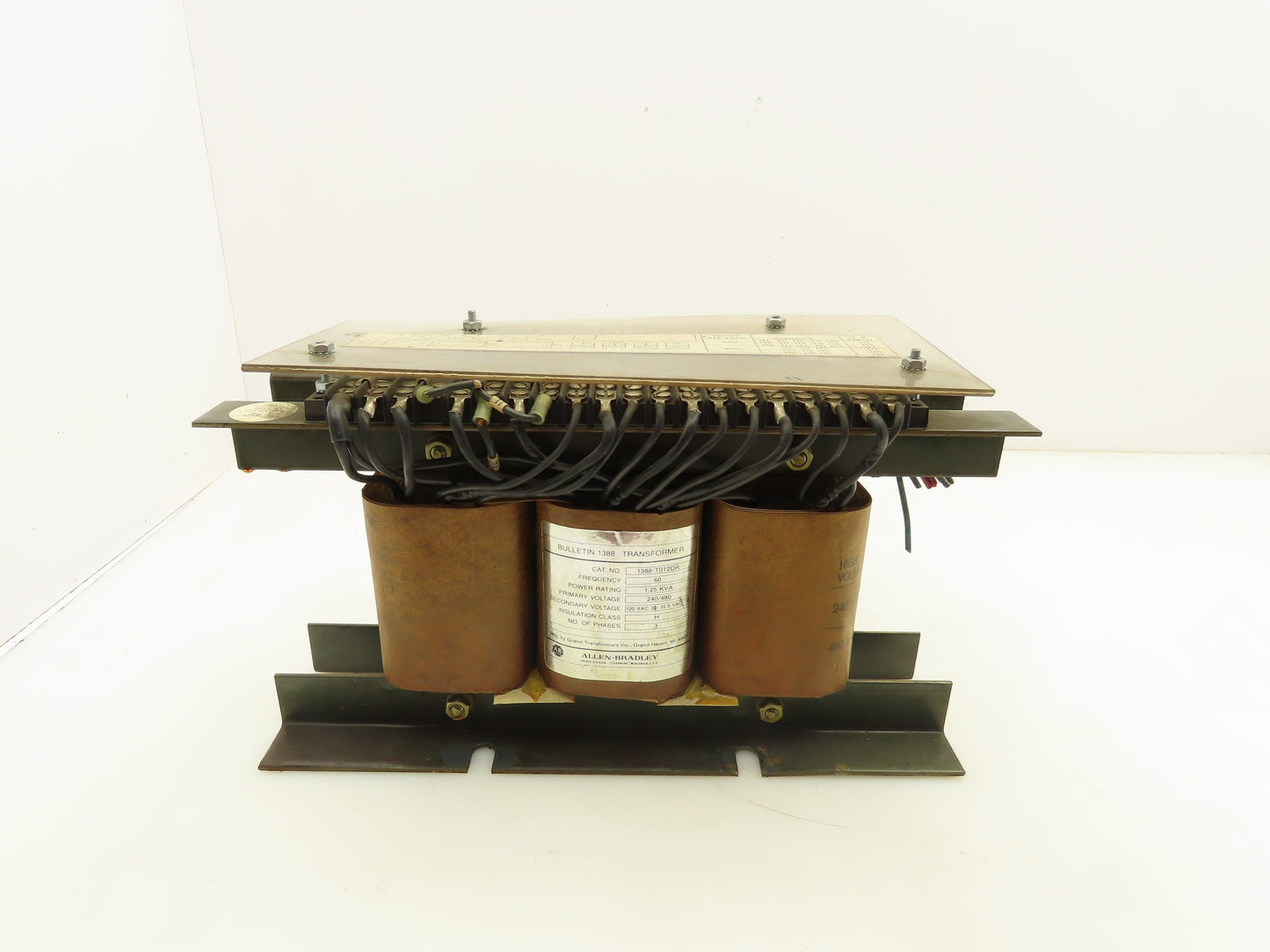 Allen Bradley 1388-T012DR Control Transformer 1.25 KVA 240/480V 120V 3Ph