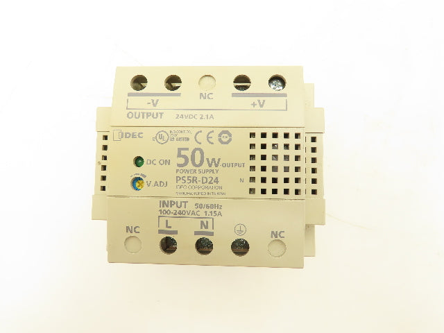 Idec PS5R-D24 Power Supply  50W Output 100/240VAC 1.15A