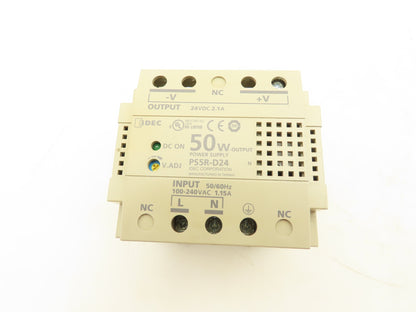 Idec PS5R-D24 Power Supply  50W Output 100/240VAC 1.15A