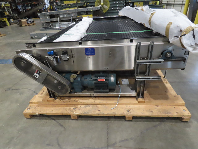 Nercon 8' 6"x 9'  Accumulation Bottle Conveyor Bi-Directional Re-Flow Unloader