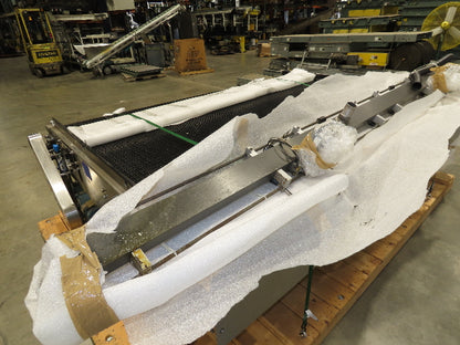 Nercon 8' 6"x 9'  Accumulation Bottle Conveyor Bi-Directional Re-Flow Unloader