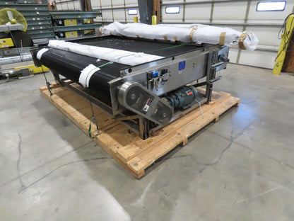 Nercon 8' 6"x 9'  Accumulation Bottle Conveyor Bi-Directional Re-Flow Unloader