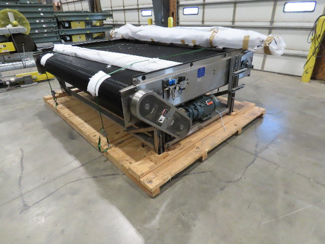 Nercon 8' 6"x 9'  Accumulation Bottle Conveyor Bi-Directional Re-Flow Unloader
