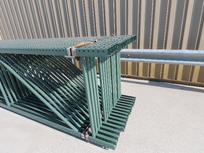 Teardrop Pallet Racking Upright Leg 16' x 4' 23,900 LB 192" x 48" 3"x3" Column