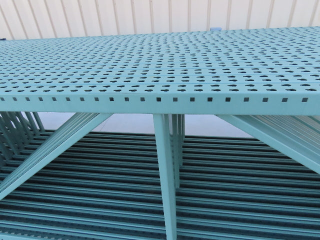 Teardrop Pallet Racking Upright Leg 16'x3 1/2' 23,900 LB 192" x 42" 3"x3" Column