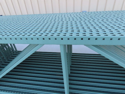 Teardrop Pallet Racking Upright Leg 16'x3 1/2' 23,900 LB 192" x 42" 3"x3" Column