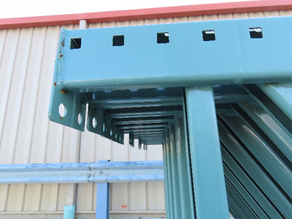 Teardrop Pallet Racking Upright Leg 16'x3 1/2' 23,900 LB 192" x 42" 3"x3" Column