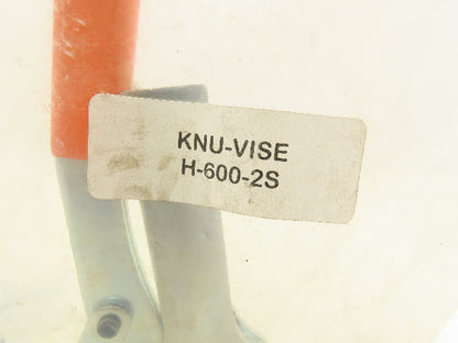 Knu-Vise H-600-2S Horizontal Hold Down Clamp 600Lb 3.34" Throat Depth  Lot of 2