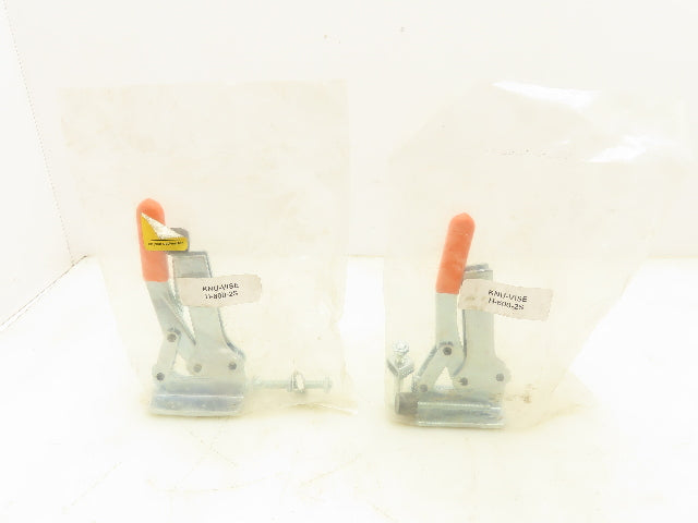 Knu-Vise H-600-2S Horizontal Hold Down Clamp 600Lb 3.34" Throat Depth  Lot of 2
