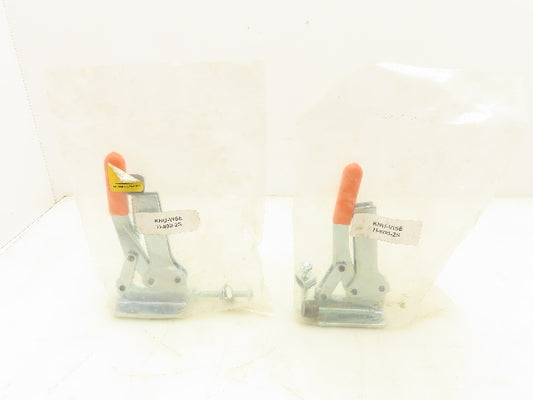 Knu-Vise H-600-2S Horizontal Hold Down Clamp 600Lb 3.34" Throat Depth  Lot of 2