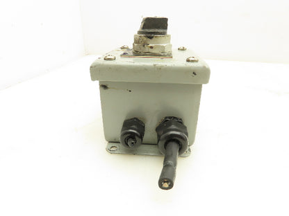 Hubbell Wiegmann PB1 Enclosure w/Allen Bradley Switch HT84 Nema Type 12 Lot of 4