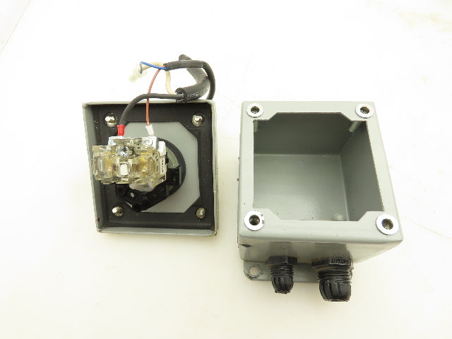 Hubbell Wiegmann PB1 Enclosure w/Allen Bradley Switch HT84 Nema Type 12 Lot of 4