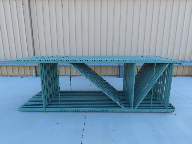 Teardrop Pallet Racking Upright Leg 12' x 4' 23,900 LB 144