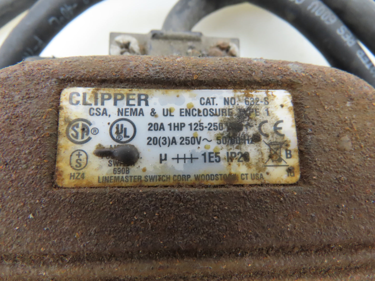 Linemaster 632-S Clipper Foot Operated Pedal Switch Lot of 3