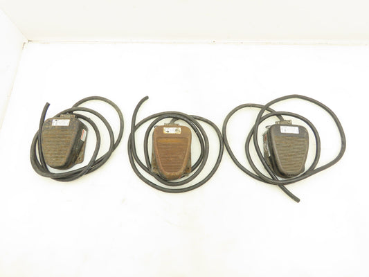 Linemaster 632-S Clipper Foot Operated Pedal Switch Lot of 3