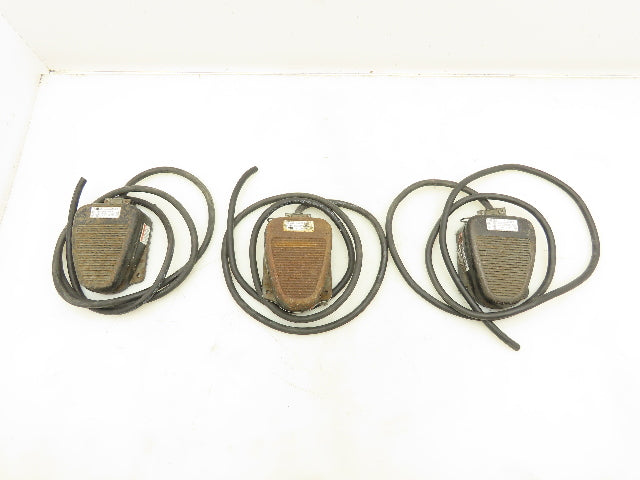 Linemaster 632-S Clipper Foot Operated Pedal Switch Lot of 3
