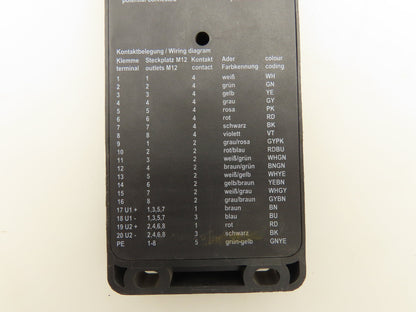 Escha/Turck 8018198 Terminal Junction Box 8-Port 30V