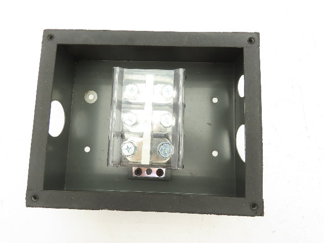 Electrical Enclosure w/Idec Power Distribution Contact Block 200A 600V Lot of 5