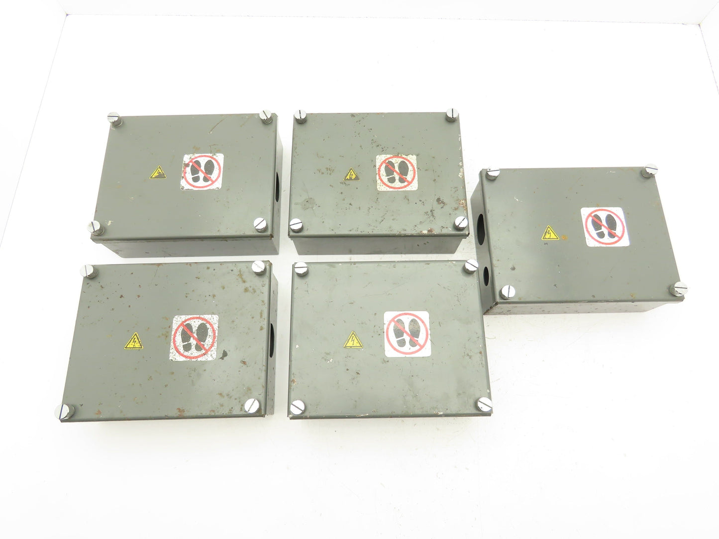 Electrical Enclosure w/Idec Power Distribution Contact Block 200A 600V Lot of 5
