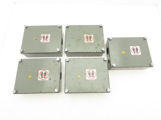Electrical Enclosure w/Idec Power Distribution Contact Block 200A 600V Lot of 5