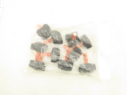 Rogan LP-1 Clamping Knob 3/8-16 Threaded Stud 4-Lobe LP Series Black Lot of 10