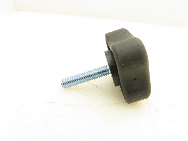 Rogan LP-1 Clamping Knob 3/8-16 Threaded Stud 4-Lobe LP Series Black Lot of 8