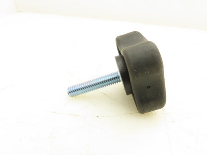 Rogan LP-1 Clamping Knob 3/8-16 Threaded Stud 4-Lobe LP Series Black Lot of 8