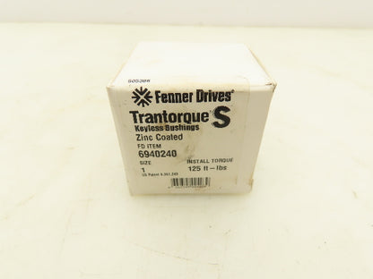 Fenner Drives 6940240 Trantorque Collar Nut Keyless Bushing Lot Of 2