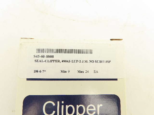 Parker 4QTR11 Clipper Oil Seal 1.875" ID 3" OD Lot of 13