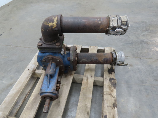 Ranger 229PHBF XXGX Vacuum Suction Pump 3" Camlock Fittings 1" Shaft