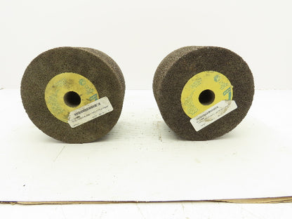 Norton 6x4x1" Coarse Grit Grinding Wheel 6050 RPM 57AC20-Q4B7  Lot of 2