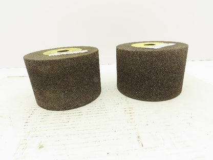 Norton 6x4x1" Coarse Grit Grinding Wheel 6050 RPM 57AC20-Q4B7  Lot of 2